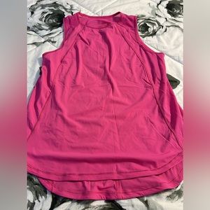 Lululemon Back Vent Sculpt Tank size 8 in Sonic Pink